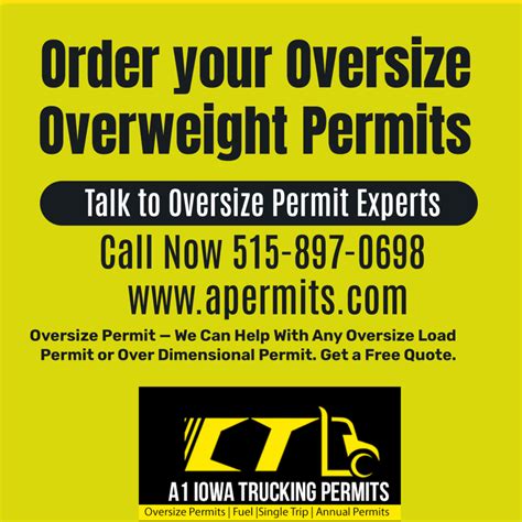 iowa oversize load permits.